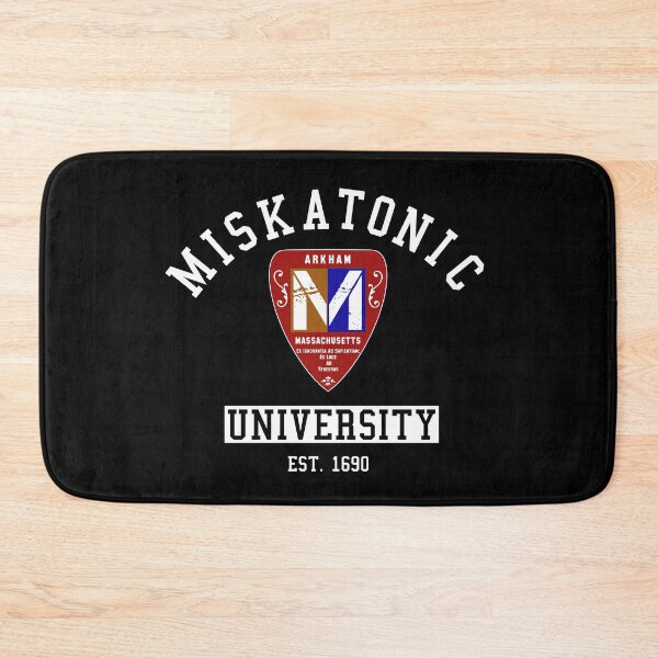 Item preview, Best Miskatonic University emblem realistic logo design designed and sold by Derlek.
