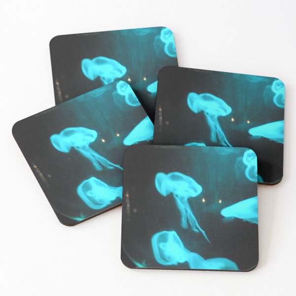 Item preview, luminescent blue oalles under the waves of the ocean designed and sold by FONESAY.