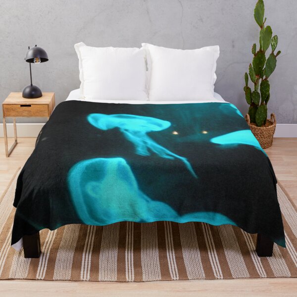 Item preview, luminescent blue oalles under the waves of the ocean designed and sold by FONESAY.