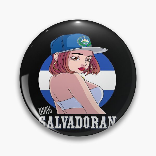Item preview, 100% Salvadoran Strong Girl El Salvador Flag Roots designed and sold by Nosek1ng.