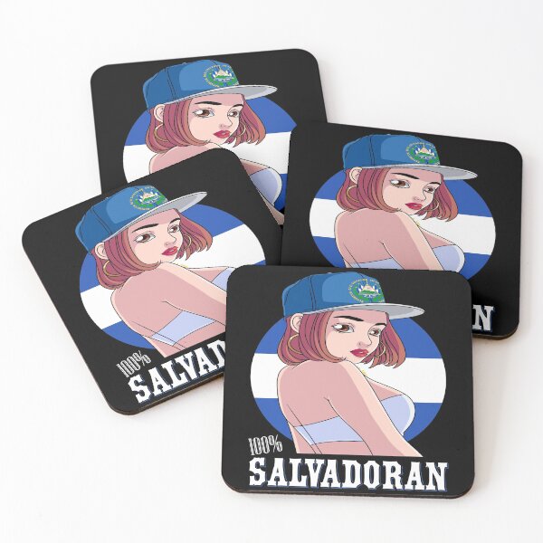 Item preview, 100% Salvadoran Strong Girl El Salvador Flag Roots designed and sold by Nosek1ng.