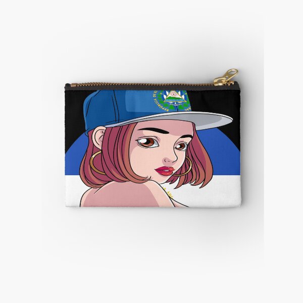 Item preview, 100% Salvadoran Strong Girl El Salvador Flag Roots designed and sold by Nosek1ng.