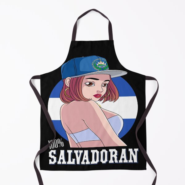 Item preview, 100% Salvadoran Strong Girl El Salvador Flag Roots designed and sold by Nosek1ng.