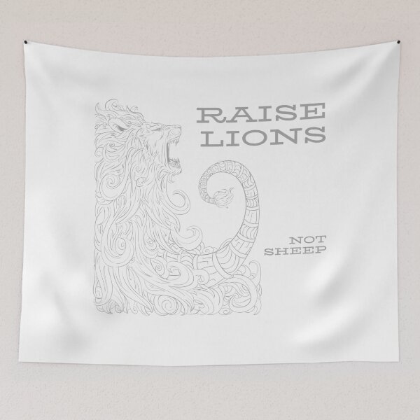Item preview, Raise Lions Not Sheep designed and sold by UTMstore.