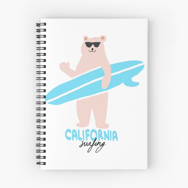 Item preview, sURfing bear surf California USA surf cool bear handmade  designed and sold by Tropical Blood.