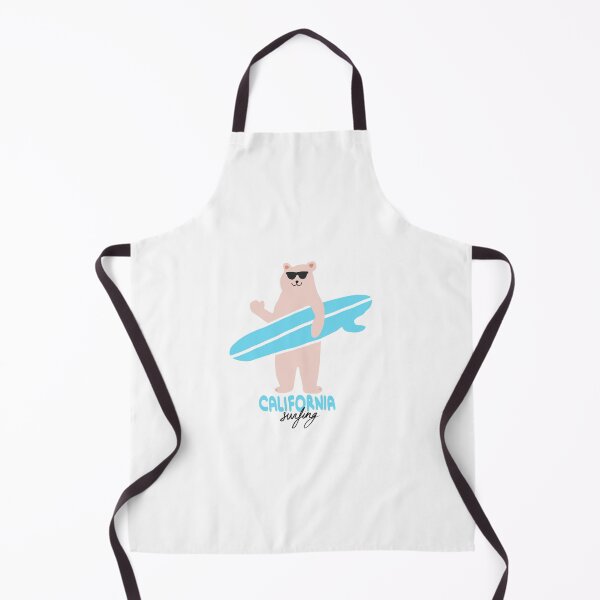 Item preview, sURfing bear surf California USA surf cool bear handmade  designed and sold by Tropical Blood.