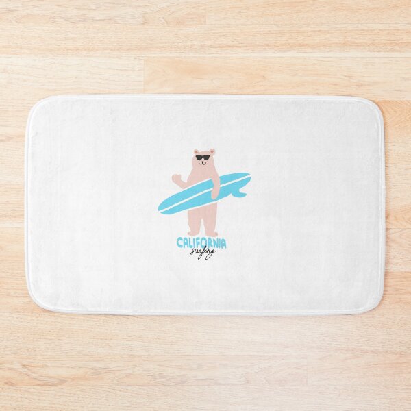 Item preview, sURfing bear surf California USA surf cool bear handmade  designed and sold by Tropical Blood.
