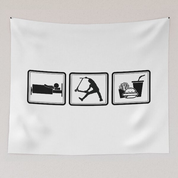 Item preview, Scooter freestyle life cycle: eat sleep scoot designed and sold by xtrancer.