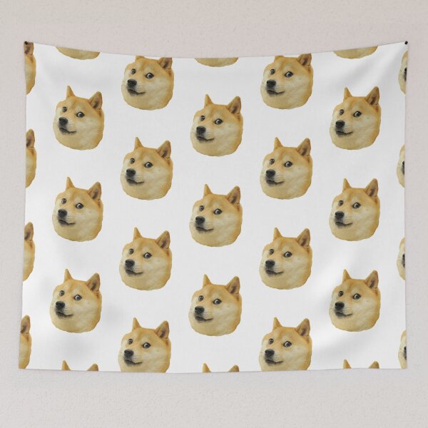 Item preview, shibe doge face designed and sold by catfantastic.