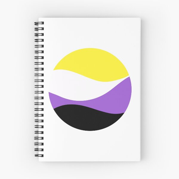 Item preview, Nonbinary Waves Circle designed and sold by JustGottaDraw.