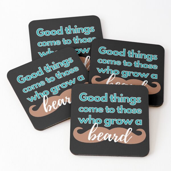 Item preview, Good things come to those who grow a beard designed and sold by avocadissimo.