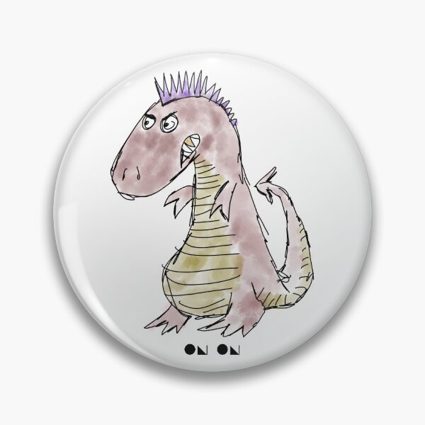 Cartoon Tyrannosaurus Rex Pin