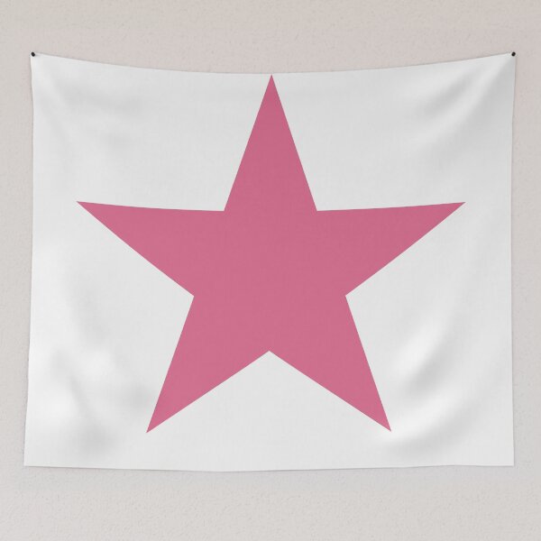 Item preview, Hot Pink and White Star Graphic designed and sold by iscaStudioArt.