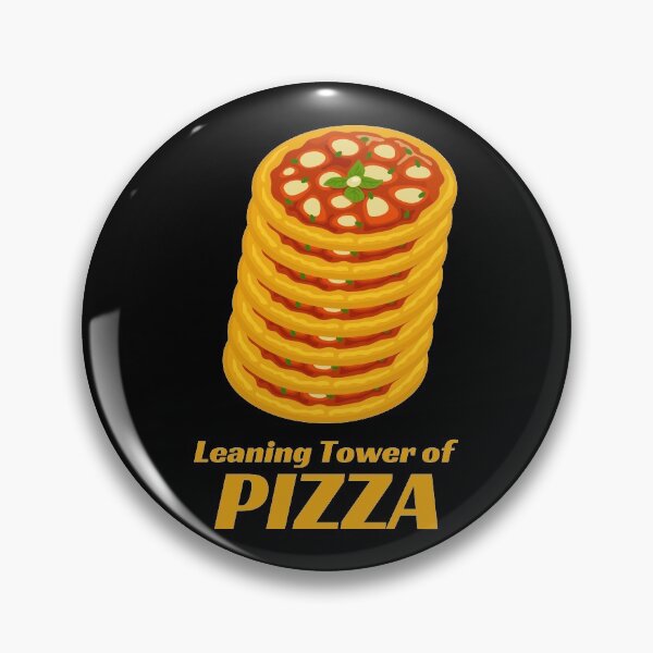 Item preview, Leaning Tower of Pizza designed and sold by gemgemshop.