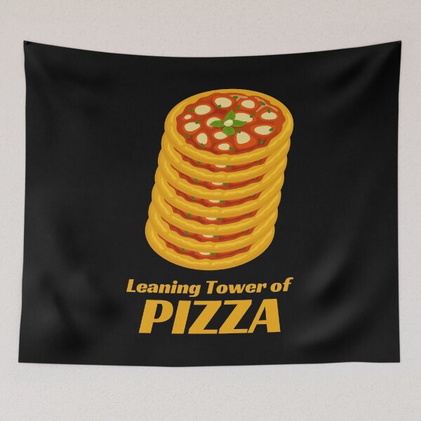Item preview, Leaning Tower of Pizza designed and sold by gemgemshop.