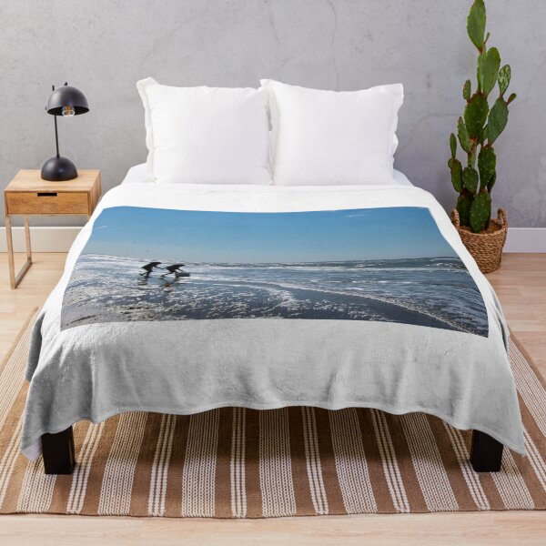 Item preview, Playing on the North Sea beach in April designed and sold by jchanders.