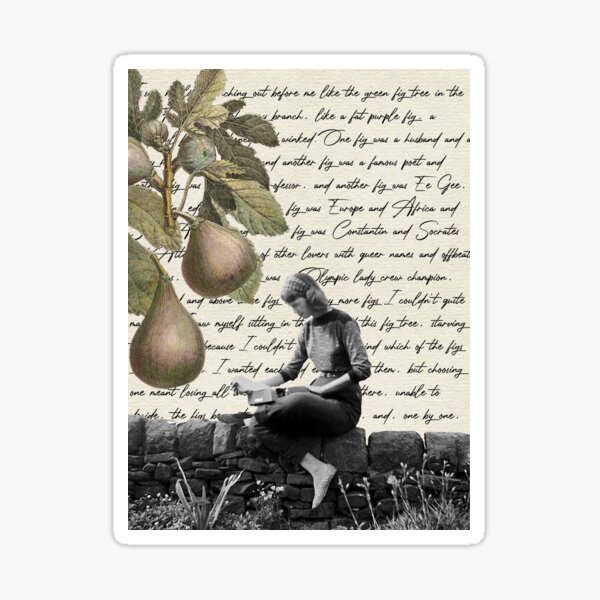 Item preview, The Bell Jar Fig Tree Quote designed and sold by indiebookster.