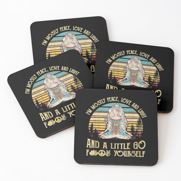 Item preview, Retro I'm Mostly Peace Love Light And... designed and sold by Peace And Yogi.