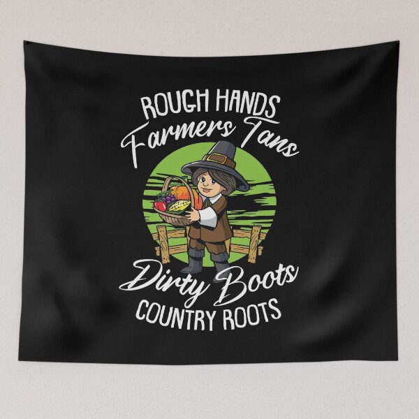 Item preview, Rough Hands Farmers Tans Funny Farming Farm Farmer Saying   designed and sold by Rzelemenz.