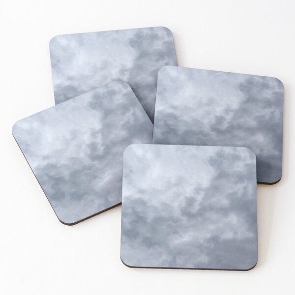 Item preview, Moody Dark Grey Storm Clouds with Detailed Cloud Formations filling an Overcast Sky designed and sold by PrettyLittlePic.