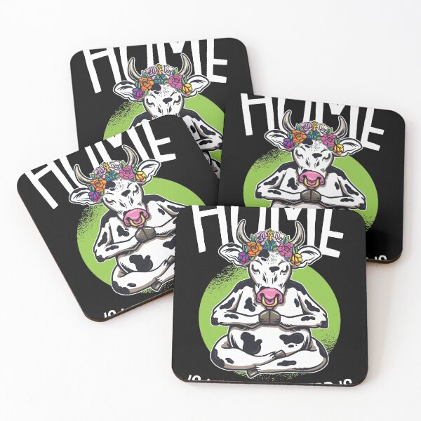 Item preview, Home is where the herd is Funny Cow Lover Yoga and Farmer  designed and sold by Rzelemenz.