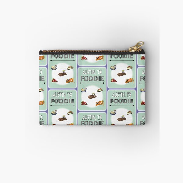 Item preview, Austin, TX - Foodie - Fondo azul gris claro designed and sold by ThisNThatImages.
