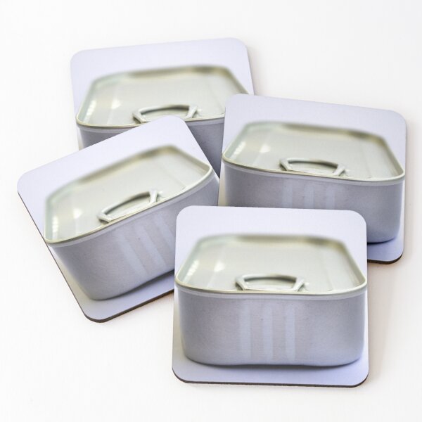 Item preview, Closed tin can with canned food. designed and sold by Mahirov Shop.