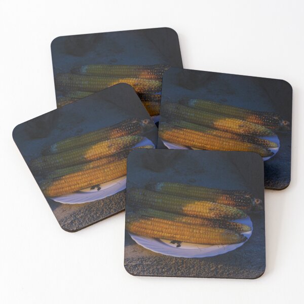 Item preview, Burnt corn on the cob on a plate designed and sold by Mahirov Shop.