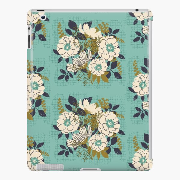 Floral Bouquet ~ on turquoise iPad Snap Case