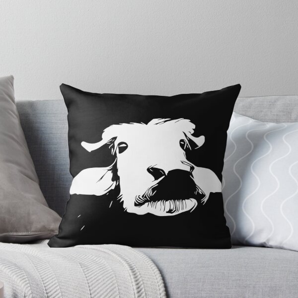 Item preview, Cow's head silhouette designed and sold by ZuZaFo.