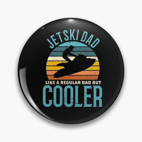 Item preview, Vintage Retro Jet Ski Dad Like A Regular Dad But designed and sold by Zuepfelmuetzen.
