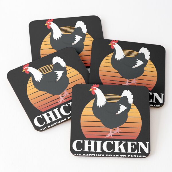 Item preview, Chicken The Gateaway Drug to Farming Funny Chicken Farmer  designed and sold by Rzelemenz.