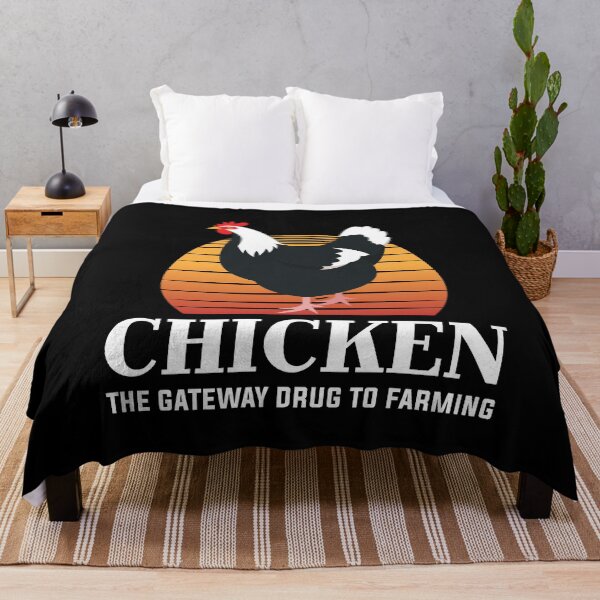 Item preview, Chicken The Gateaway Drug to Farming Funny Chicken Farmer designed and sold by Rzelemenz.