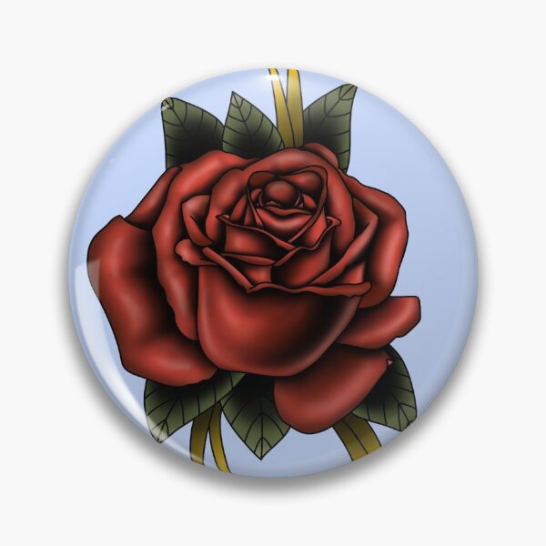Item preview, Traditional Rose designed and sold by Jilly Rose Ink.