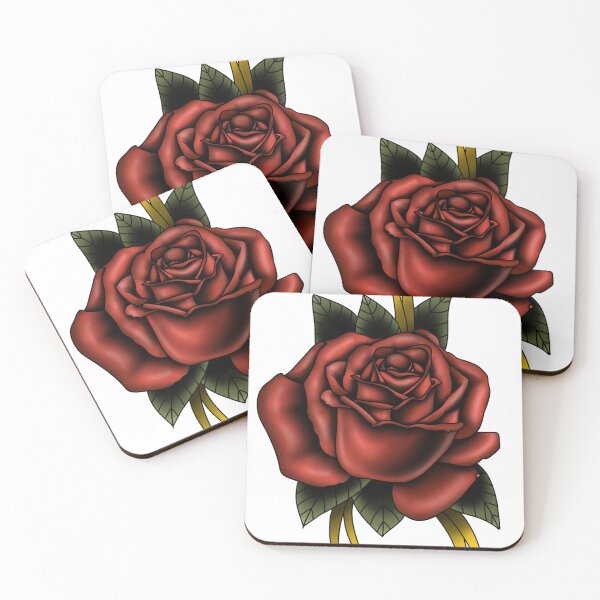 Item preview, Traditional Rose designed and sold by Jilly Rose Ink.