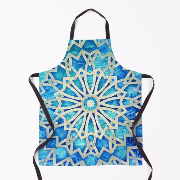 Item preview, Ocean Blue Geometric Abstract designed and sold by Pretty-Bird.