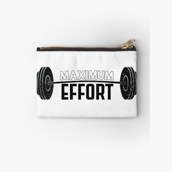 Item preview, Maximum Effort - workout & gym motivation designed and sold by thunderstyle.