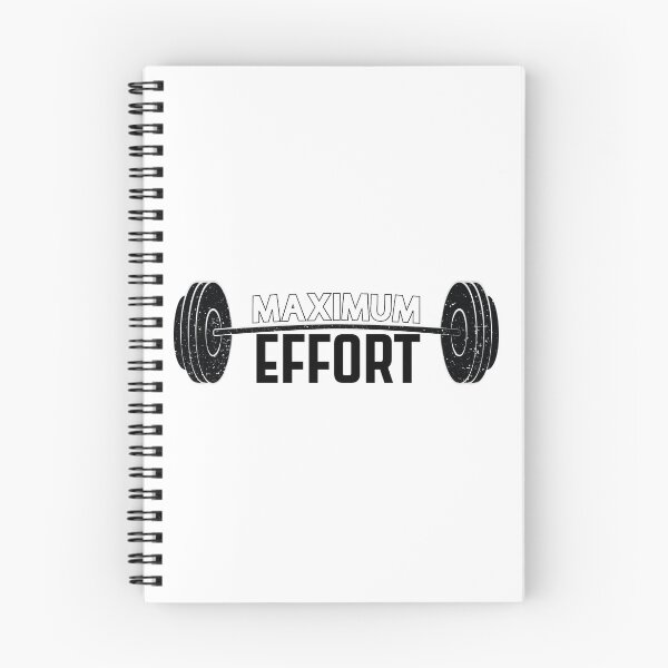 Item preview, Maximum Effort - workout & gym motivation designed and sold by thunderstyle.