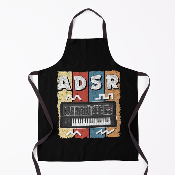 Item preview, ADSR Vintage Analog Synthesizer Gift Retro Synths designed and sold by Stronzi.