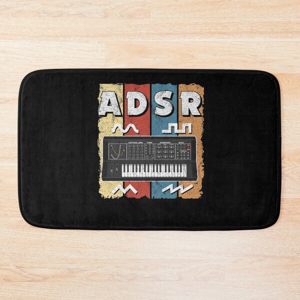 Item preview, ADSR Vintage Analog Synthesizer Gift Retro Synths designed and sold by Stronzi.