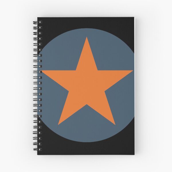 Item preview, Orange Graphic Star On Blue designed and sold by iscaStudioArt.