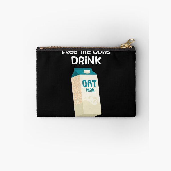 Item preview, Funny Vegan Free The Cows Drink Oat Milk graphic designed and sold by jakehughes2015.