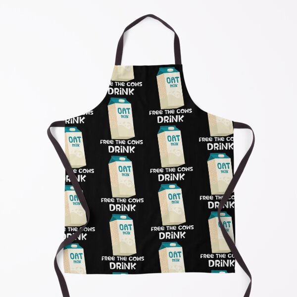 Item preview, Funny Vegan Free The Cows Drink Oat Milk graphic designed and sold by jakehughes2015.