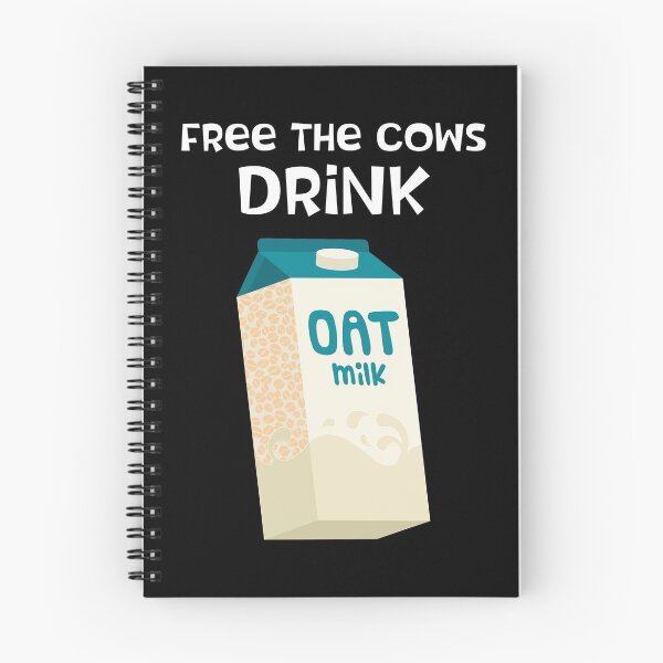 Item preview, Funny Vegan Free The Cows Drink Oat Milk graphic designed and sold by jakehughes2015.