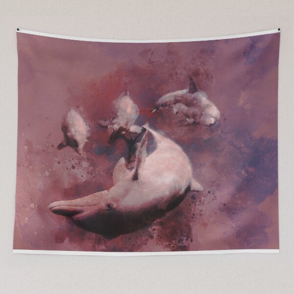 Item preview, Dolphins best aquarelle design  designed and sold by Aqua-Diamond.