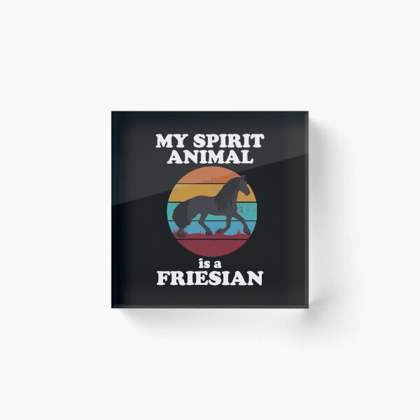 Item preview, Funny My Spirit Animal Is A Friesian Horse product designed and sold by jakehughes2015.