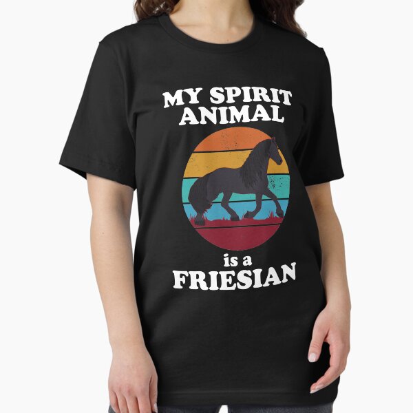 Item preview, Funny My Spirit Animal Is A Friesian Horse product designed and sold by jakehughes2015.