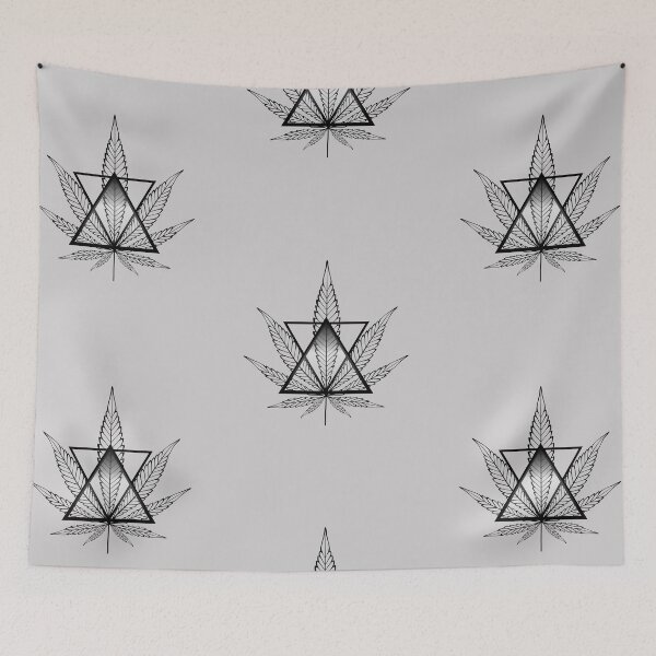 Item preview, Geometric Ganja designed and sold by CabbageNClouds.