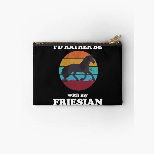 Item preview, Funny I'd Rather Be With My Friesian Horse Owner print designed and sold by jakehughes2015.
