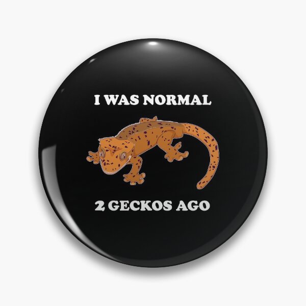 Item preview, Funny I Was Normal Crested Gecko Pet Lizard graphic designed and sold by jakehughes2015.